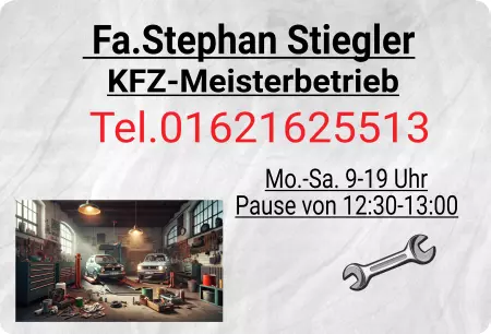 Geschaeftsschilder Tuerschilder Eingang Firma Fa. Stephan Stiegler Bild