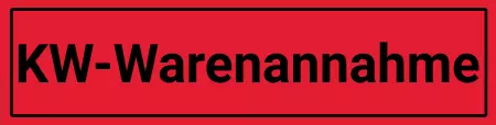 Geschaeftsschilder Tuerschilder Eingang Firma KW-Warenannahme Bild