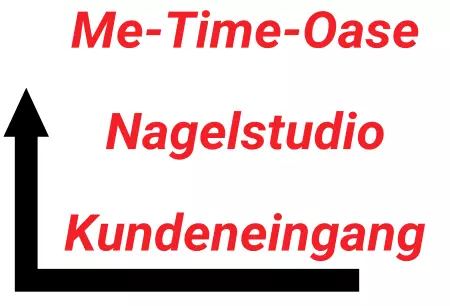 Geschaeftsschilder Tuerschilder EingangFirma Me-Time-Oase Bild
